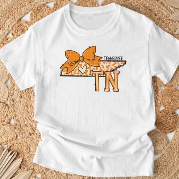 Brandi B Other - Retro Tennessee Orange Blooded Rocky Top Varsity Team Spirit Graphic T-Shirt .